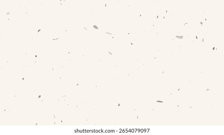 Fundo de papel serrilhado grunge com uma textura granulada vintage. Apresenta manchas, manchas, manchas e partículas dispersas para uma aparência rústica e artesanal. Ilustração vetorial