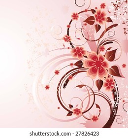 farbiger floraler Hintergrund