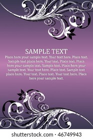 grunge floral background
