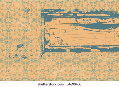 grunge floral background