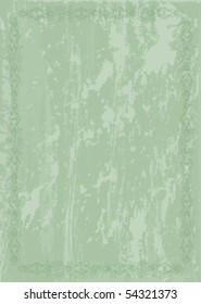 grunge floral frame