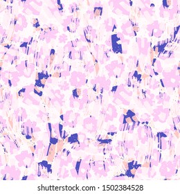 Grunge Flowers Texture Seamless PatternIllustration for Surface , Invitation , Notebook, Banner , Wrap Paper ,Textiles, Cover, Magazine ,Postcard Background ,Textile