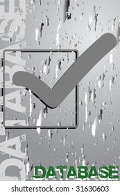 Grunge folder cover with web icons - 03