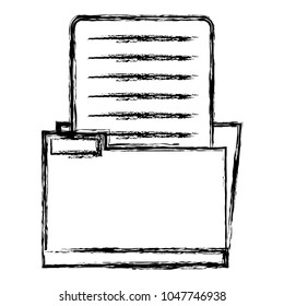 grunge folder file archive with document information