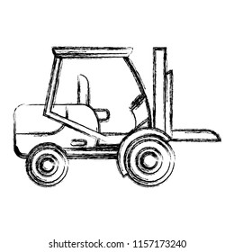 grunge forklift mechanic equipment repair service