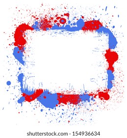 Grunge Frame - 4th of July Vector theme
