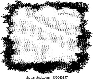 Grunge frame - abstract texture background. Isolated stock vector design template - easy to use
