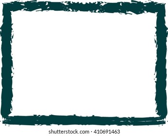 Grunge frame - abstract texture background. Isolated stock vector design template - easy to use