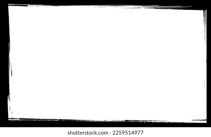 Grunge frame - abstract texture. Stock vector design template 