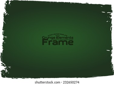 Grunge frame - abstract texture. Stock vector design template - easy to use