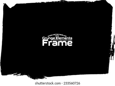 Grunge frame - abstract texture. Stock vector design template - easy to use