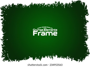 Grunge frame - abstract texture. Stock vector design template - easy to use
