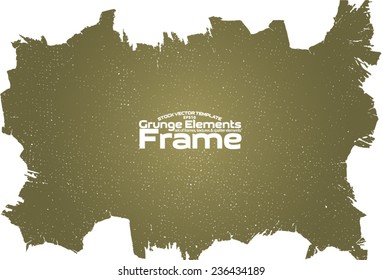 Grunge frame - abstract texture. Stock vector design template - easy to use
