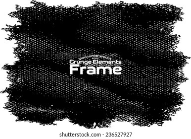 Grunge frame - abstract texture. Stock vector design template - easy to use