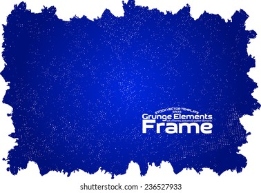 Grunge frame - abstract texture. Stock vector design template - easy to use