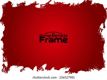 Grunge frame - abstract texture. Stock vector design template - easy to use