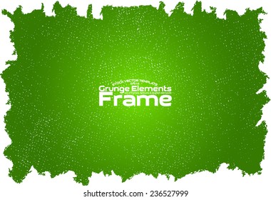 Grunge frame - abstract texture. Stock vector design template - easy to use