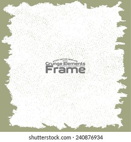 Grunge frame - abstract texture. Stock vector design template - easy to use
