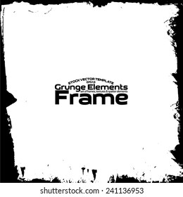 Grunge frame - abstract texture. Stock vector design template - easy to use