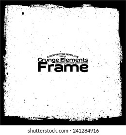 Grunge frame - abstract texture. Stock vector design template - easy to use