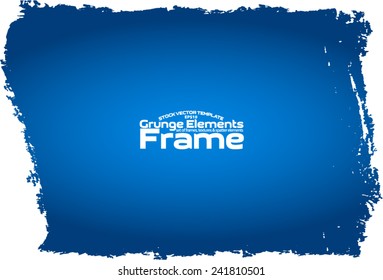 Grunge frame - abstract texture. Stock vector design template - easy to use