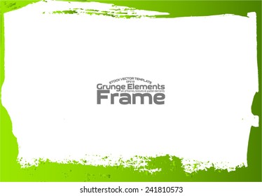 Grunge frame - abstract texture. Stock vector design template - easy to use