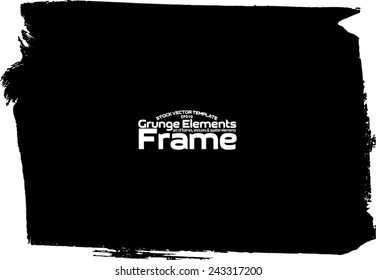 Grunge frame - abstract texture. Stock vector design template - easy to use 