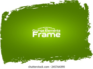 Grunge frame - abstract texture. Stock vector design template - easy to use