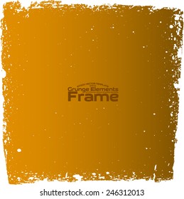 Grunge frame - abstract texture. Stock vector design template - easy to use 