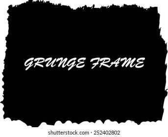 Grunge frame - abstract texture. Stock vector design template - easy to use