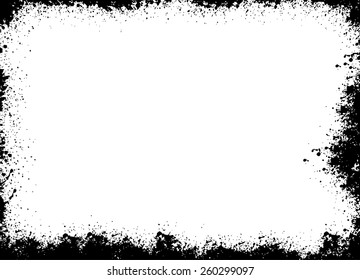Grunge frame - abstract texture. Stock vector design template - easy to use 