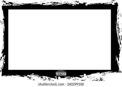 Grunge frame - abstract texture. Stock vector design template - easy to use 