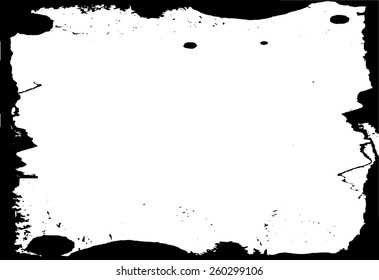 Grunge frame - abstract texture. Stock vector design template - easy to use 