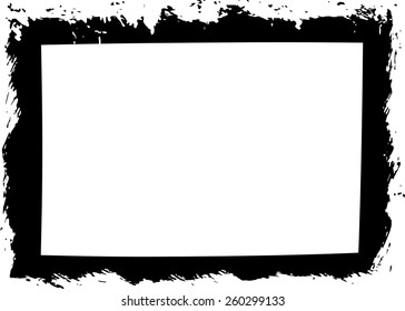 Grunge frame - abstract texture. Stock vector design template - easy to use 