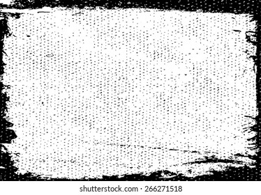 Grunge frame - abstract texture. Stock vector design template - easy to use
