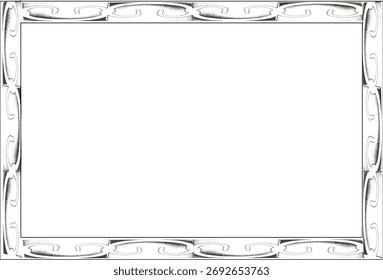 Grunge frame - abstract texture. Stock vector design template