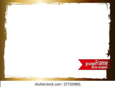 Grunge frame - abstract texture. Stock vector design template - easy to use