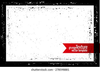 Grunge frame. Abstract texture. Stock vector design template. Easy to use.
