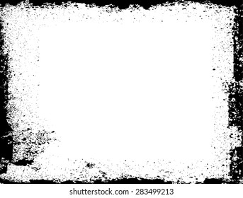 Grunge frame - abstract texture. Stock vector design template - easy to use