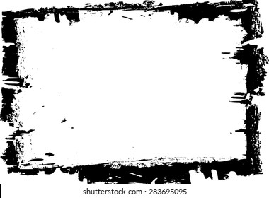 Grunge frame - abstract texture. Stock vector design template - easy to use