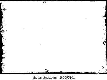 Grunge frame - abstract texture. Stock vector design template - easy to use