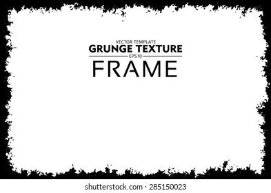 Grunge frame - abstract texture. Stock vector design template