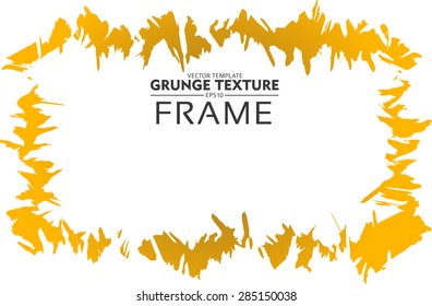 Grunge frame - abstract texture. Stock vector design template