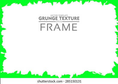 Grunge frame - abstract texture. Stock vector design template