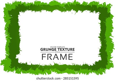 Grunge frame - abstract texture. Stock vector design template