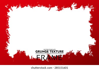 Grunge frame - abstract texture. Stock vector design template