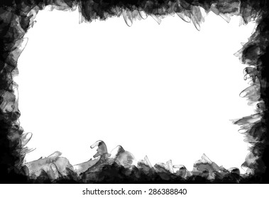 Grunge frame - abstract texture. Stock vector design template - easy to use