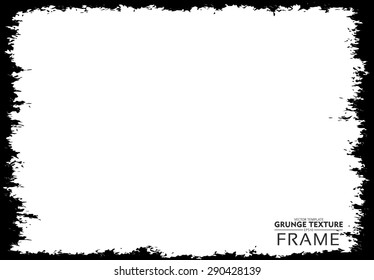 Grunge frame - abstract texture. Stock vector design template - easy to use