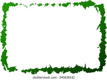 Grunge frame - abstract texture. Stock vector design template - easy to use