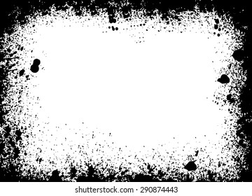Grunge frame - abstract texture. Stock vector design template - easy to use